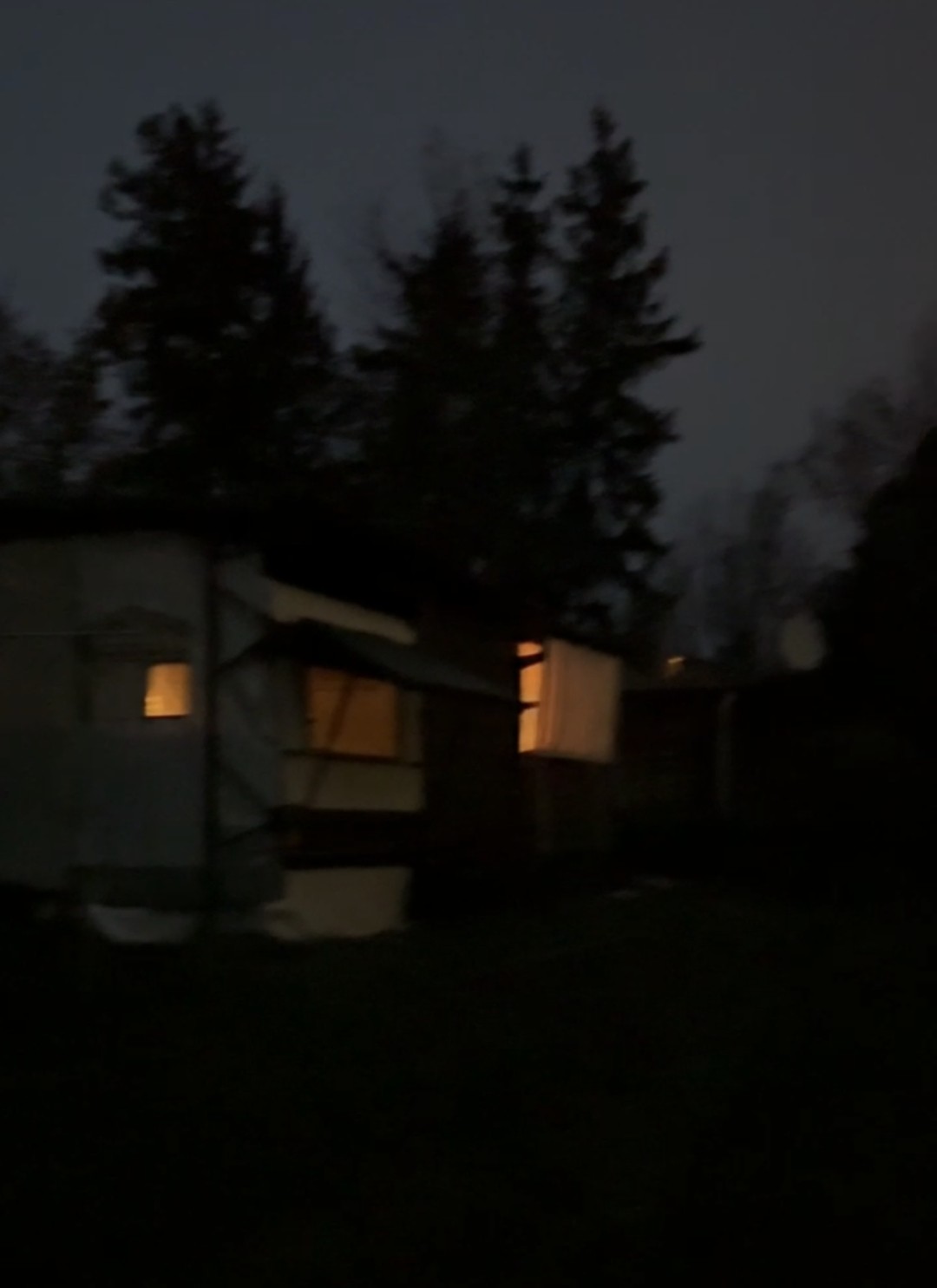 La casetta di notte